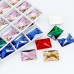 DZ 4067 25*18 MM rectangle shape crystal sew on stone